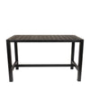 In & Outdoor Bar Table Black