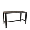 In & Outdoor Bar Table Black