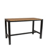 In & Outdoor Bar Table Black