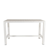 In & Outdoor Bar Table White