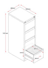 GO Vertical Filing Cabinet 4 draw