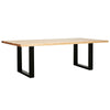 Apollo Black & Natural Elm Dining Table