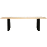 Apollo Black & Natural Elm Dining Table