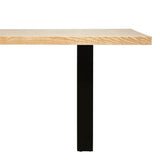 Apollo Black & Natural Elm Dining Table