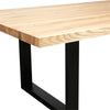 Apollo Black & Natural Elm Dining Table