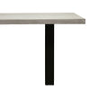 Apollo Black 2400 Polished Concrete Dining Table 