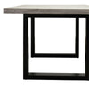 Apollo Black & Concrete Dining Table