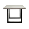 Apollo Black & Concrete Dining Table