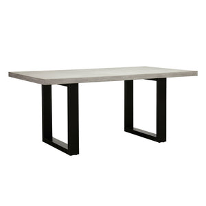 Apollo Black 2400 Polished Concrete Dining Table 