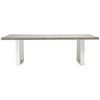 Apollo White 2400 Polished Concrete Dining Table