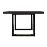 Apollo Black 2400 Black Polished Concrete Dining Table 