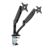 Executive Gas Spring Dual Monitor Arm