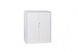 Lunar Metal Tambour Cabinet