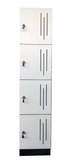 SteelCo 4 Door Laminate Locker