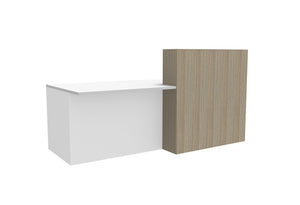 Split Reception Desk with Counter