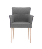 Adele Moulded Tub Chair Timber Legs